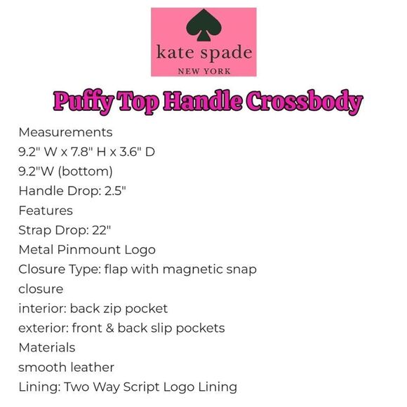 Kate Spade Hot Pink Puffy Bag (Deep Hibiscus) - Picture 9 of 12